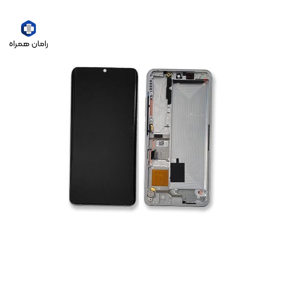 تاچ و ال سی دی شیائومی می نوت10 می نوت10 پرو بافرم شرکتی XIAOMI MINOTE10 MINOTE10 PRO SILVER