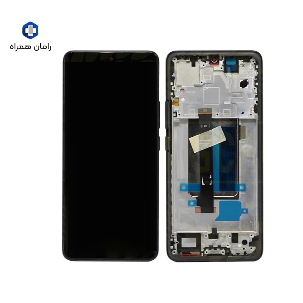 تاچ و ال سی دی شیائومی شرکتی بافرم نوت سیزده پرو پلاس مشکی LCD XIAOMI REDMI NOTE13 PRO PLUS