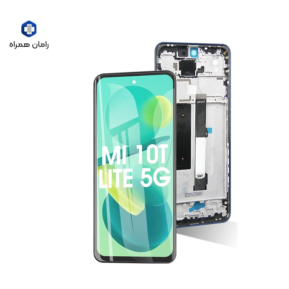 تاچ و ال سی دی اصلی شیائومی بافرم می تن تی لایت مشکی XIAOMI MI10TLITE 5G GRAY
