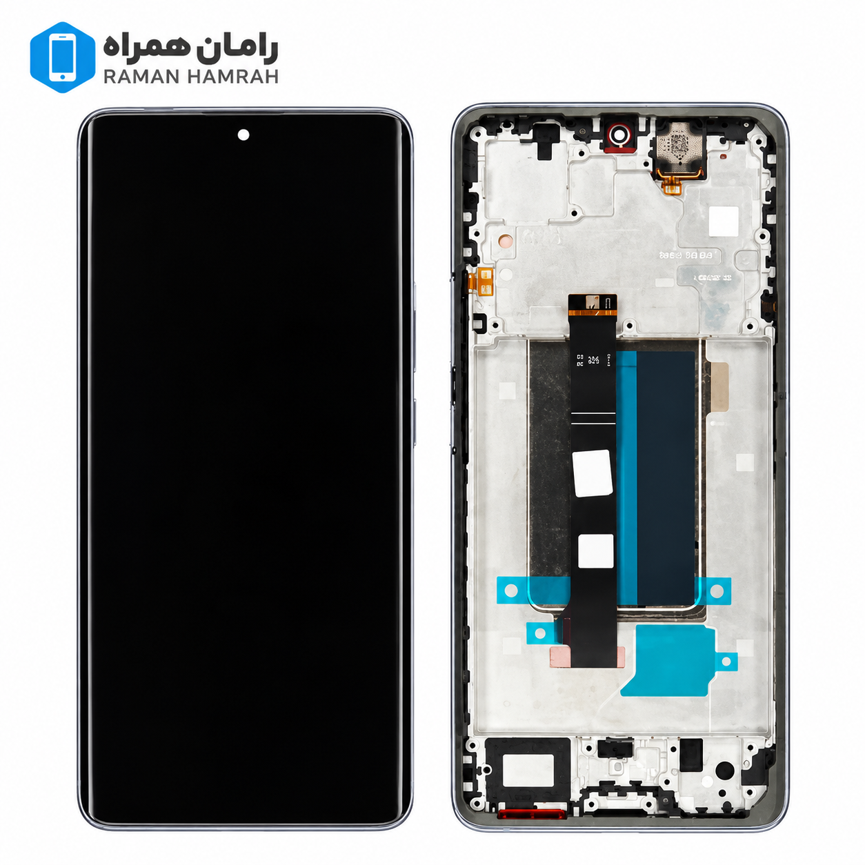 تاچ و ال سی دی شیائومی Redmi Note 13 Pro Plus 5G با فریم بنفش (شرکتی)