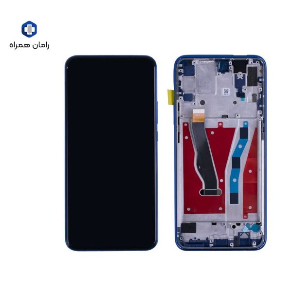 تاچ و ال سی دی هوآوی اصلی بافرم آبی HUAWEI Y9PRIME 2019 BLUE