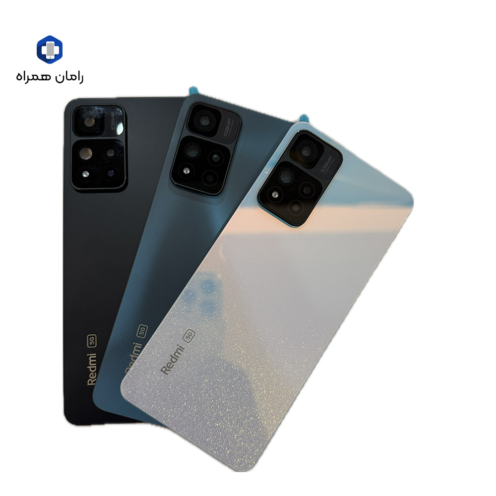 درب پشت اصلی شیائومی مشکی XIAOMI REDMINOTE11PRO BLACK