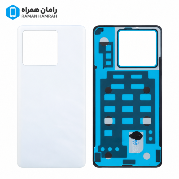 درب پشت شیائومی Redmi Note 13 Pro 5G سفید