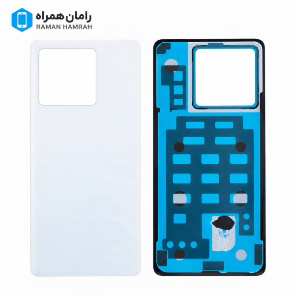 درب پشت شیائومی Redmi Note 13 Pro 5G سفید