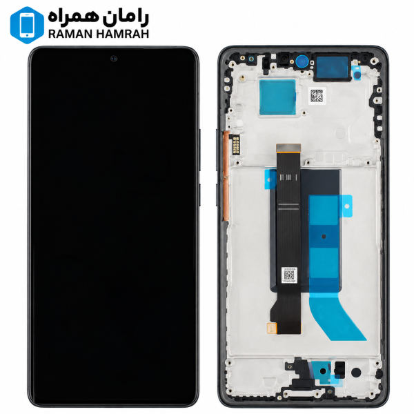 تاچ و ال سی دی شیائومی Redmi Note 14 Pro 5G با فریم بنفش (شرکتی)