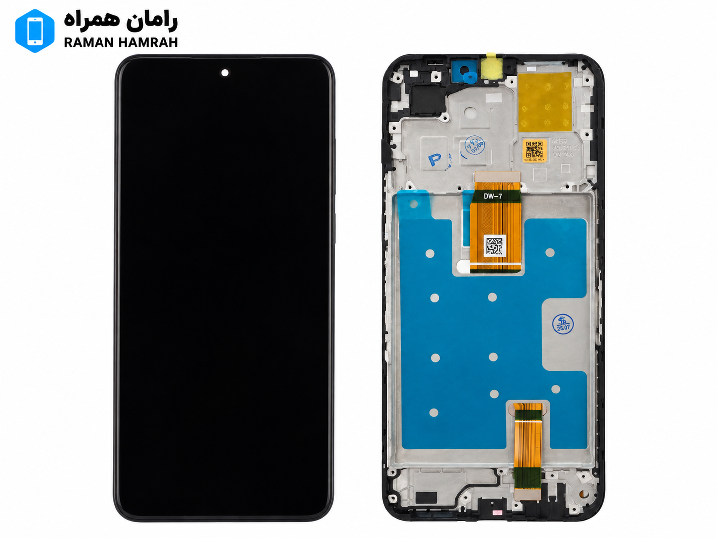 تاچ و ال سی دی آنر Honor X6a با فریم (شرکتی)