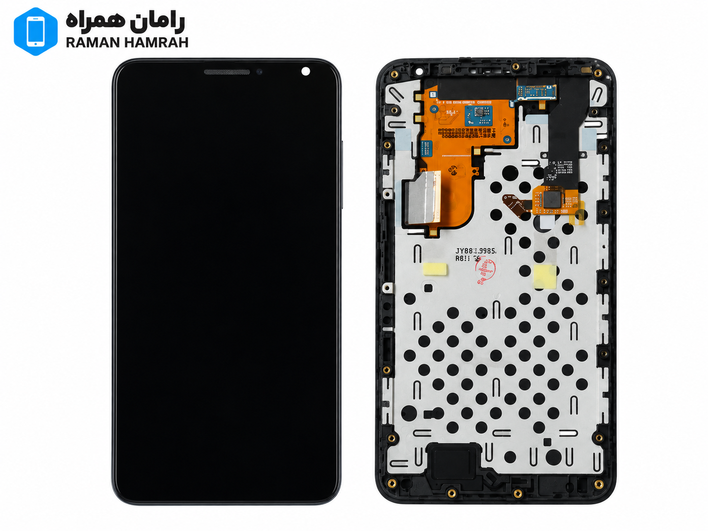 تاچ و ال سی دی Motorola Nexus 6 XT1100 / XT1103 با فریم مشکی (شرکتی)