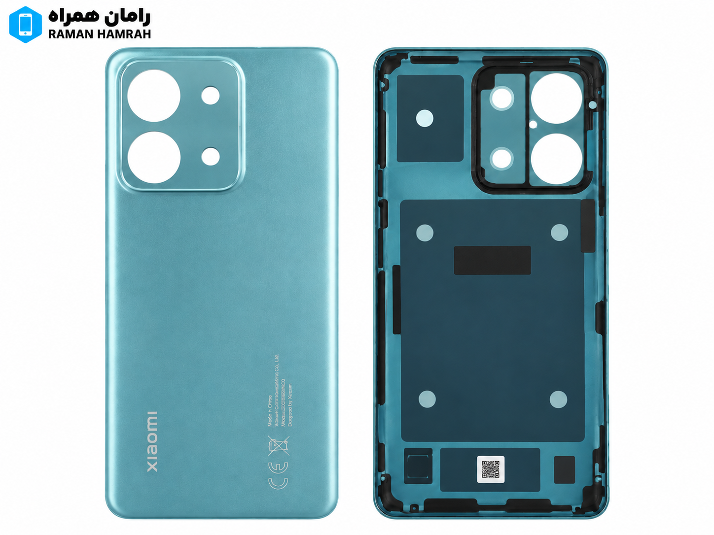 درب پشت شیائومی Redmi 15C سبز