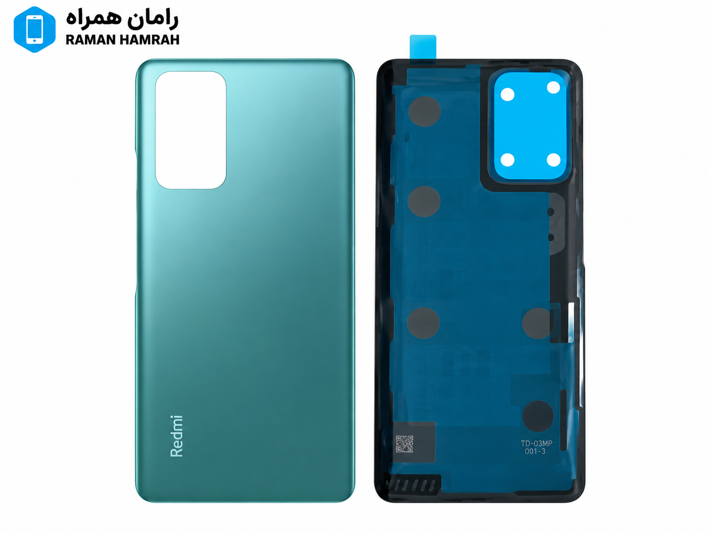 درب پشت شیائومی Redmi Note 10 Pro سبز