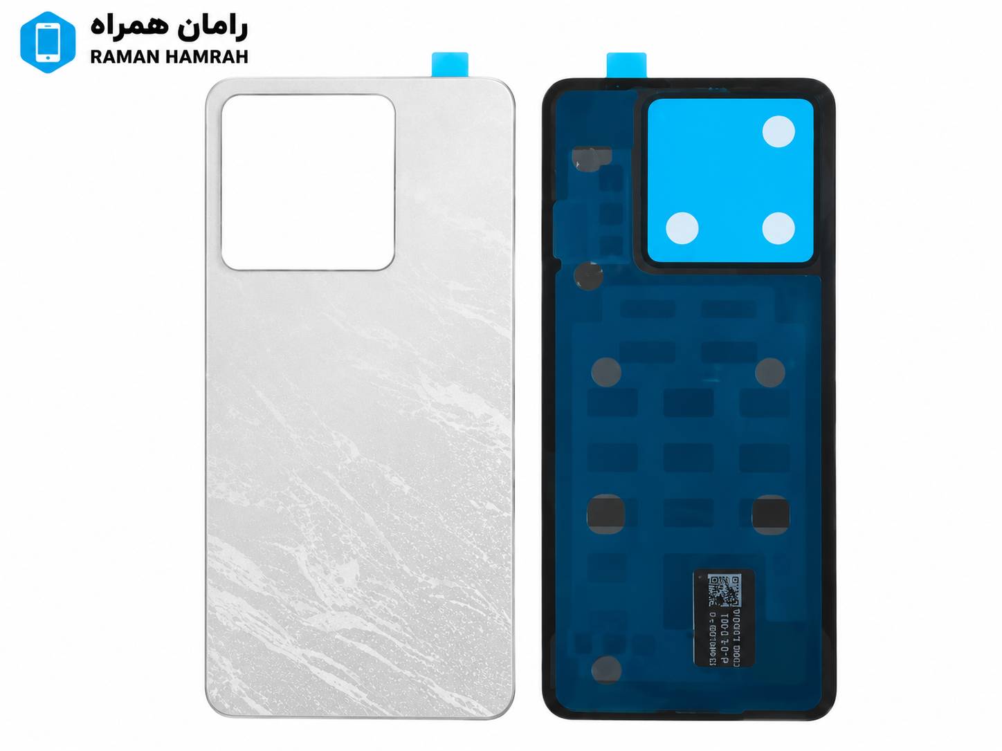درب پشت شیائومی Redmi Note 13 Pro 5G سفید