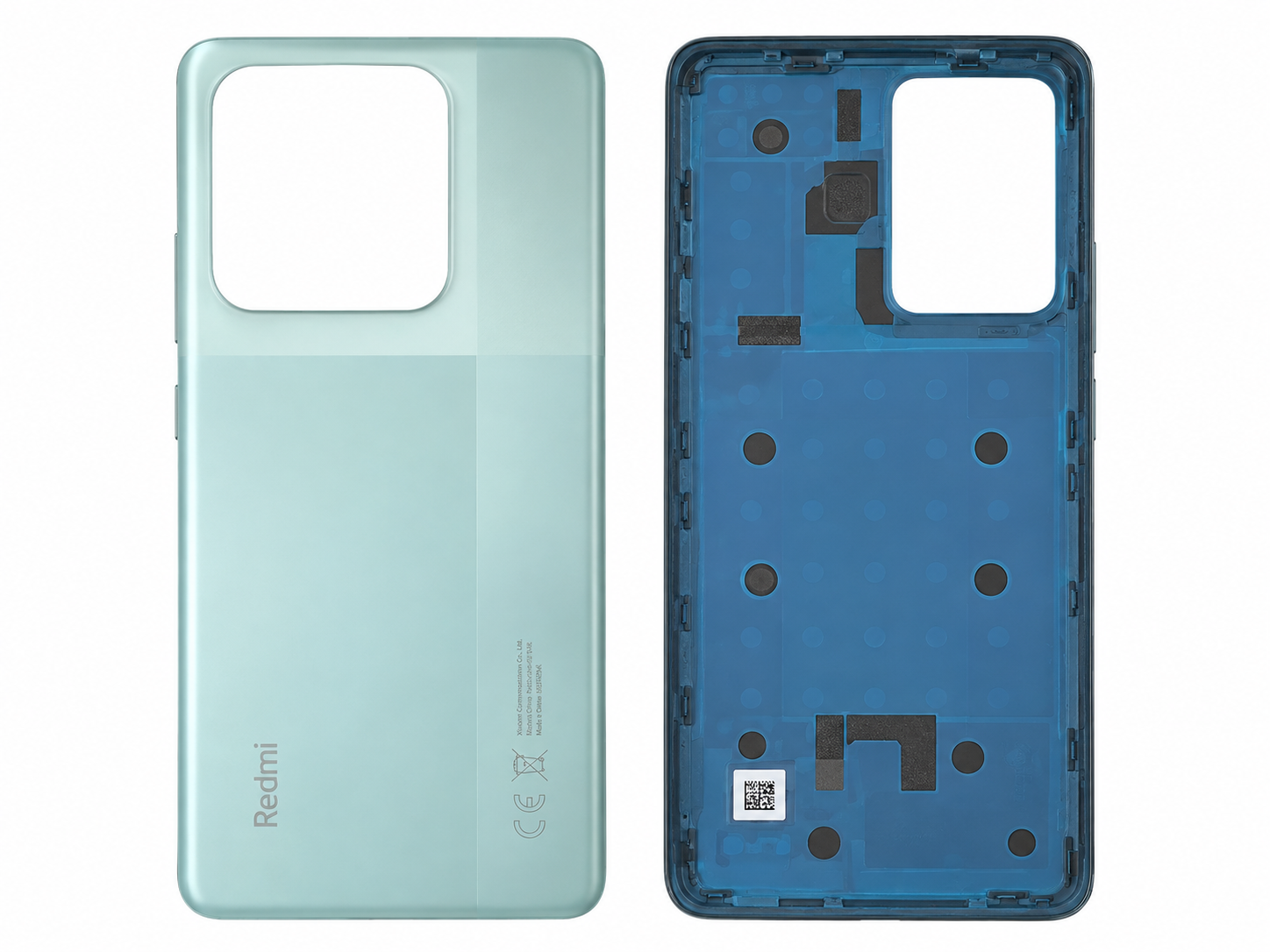 درب پشت شیائومی Redmi Note 14 4G سبز