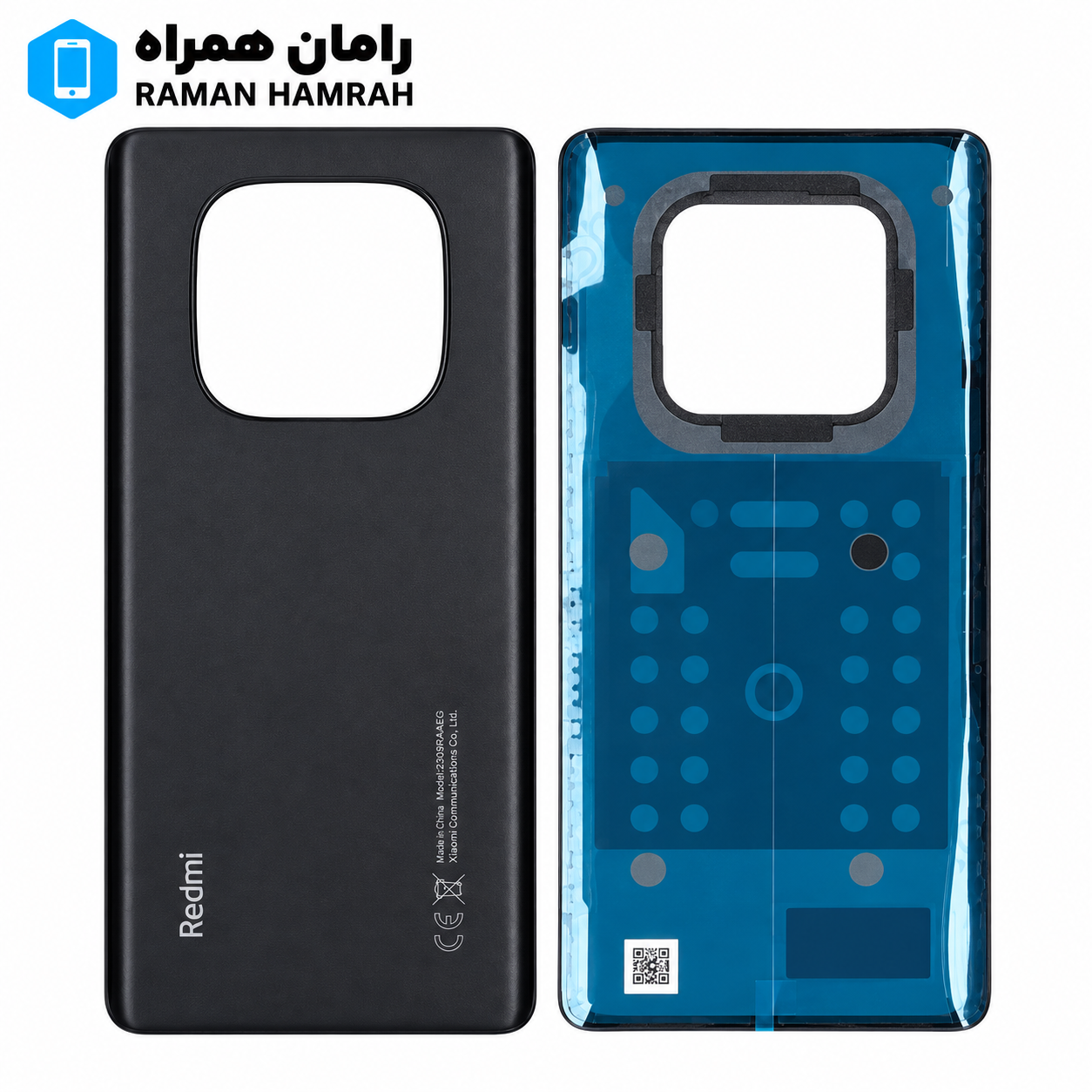 درب پشت شیائومی Redmi Note 14 Pro 4G مشکی