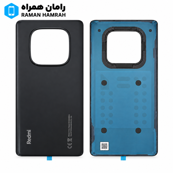 درب پشت شیائومی Redmi Note 14 Pro 5G مشکی