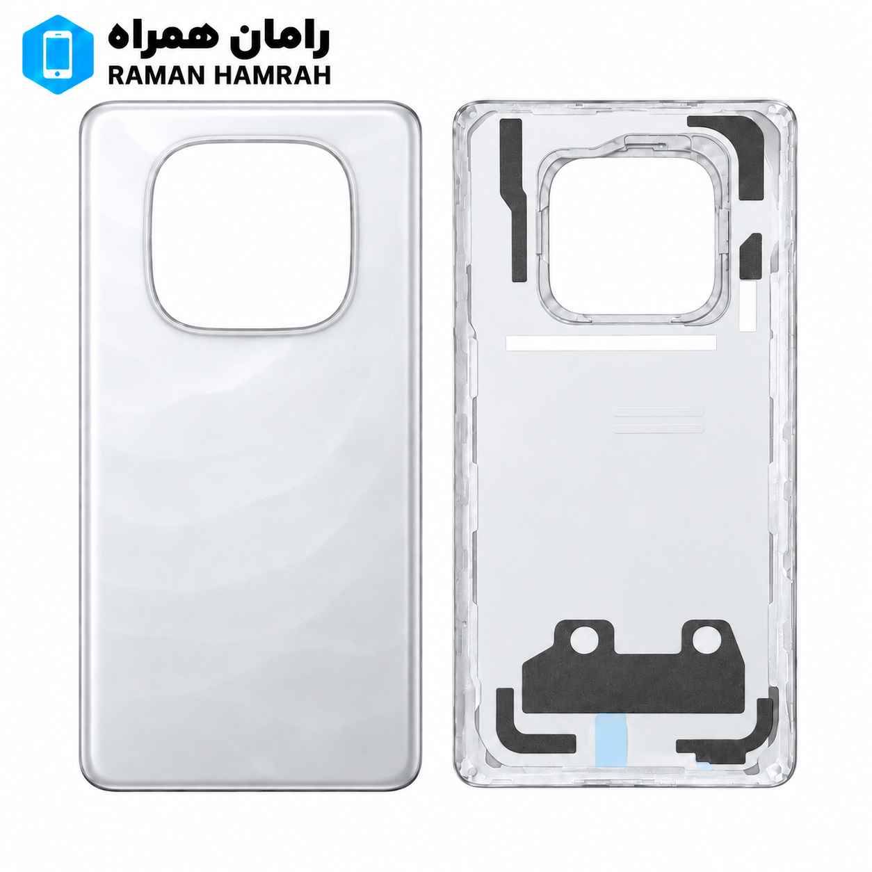 درب پشت شیائومی Redmi Note 14 Pro Plus 5G سفید