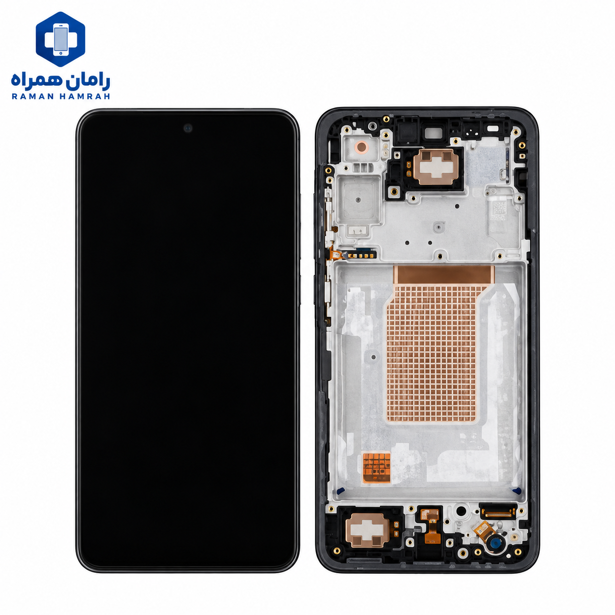 تاچ و ال سی دی سامسونگ Galaxy A35 5G A356 با فریم اسمبلی مشکی (شرکتی)