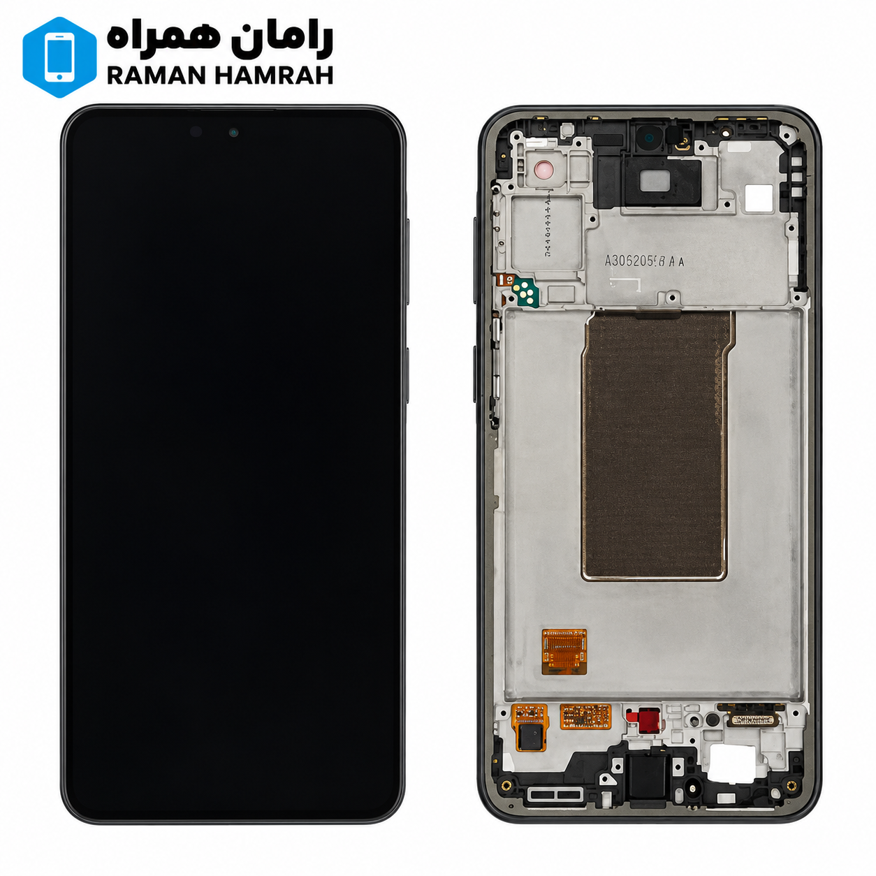 تاچ و ال سی دی سامسونگ Galaxy A37 5G A376 با فریم مشکی (شرکتی)