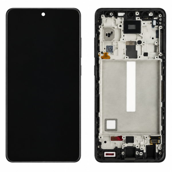 تاچ و ال سی دی سامسونگ Galaxy A52 4G A525 / A52 5G A526 با فریم مشکی (شرکتی)
