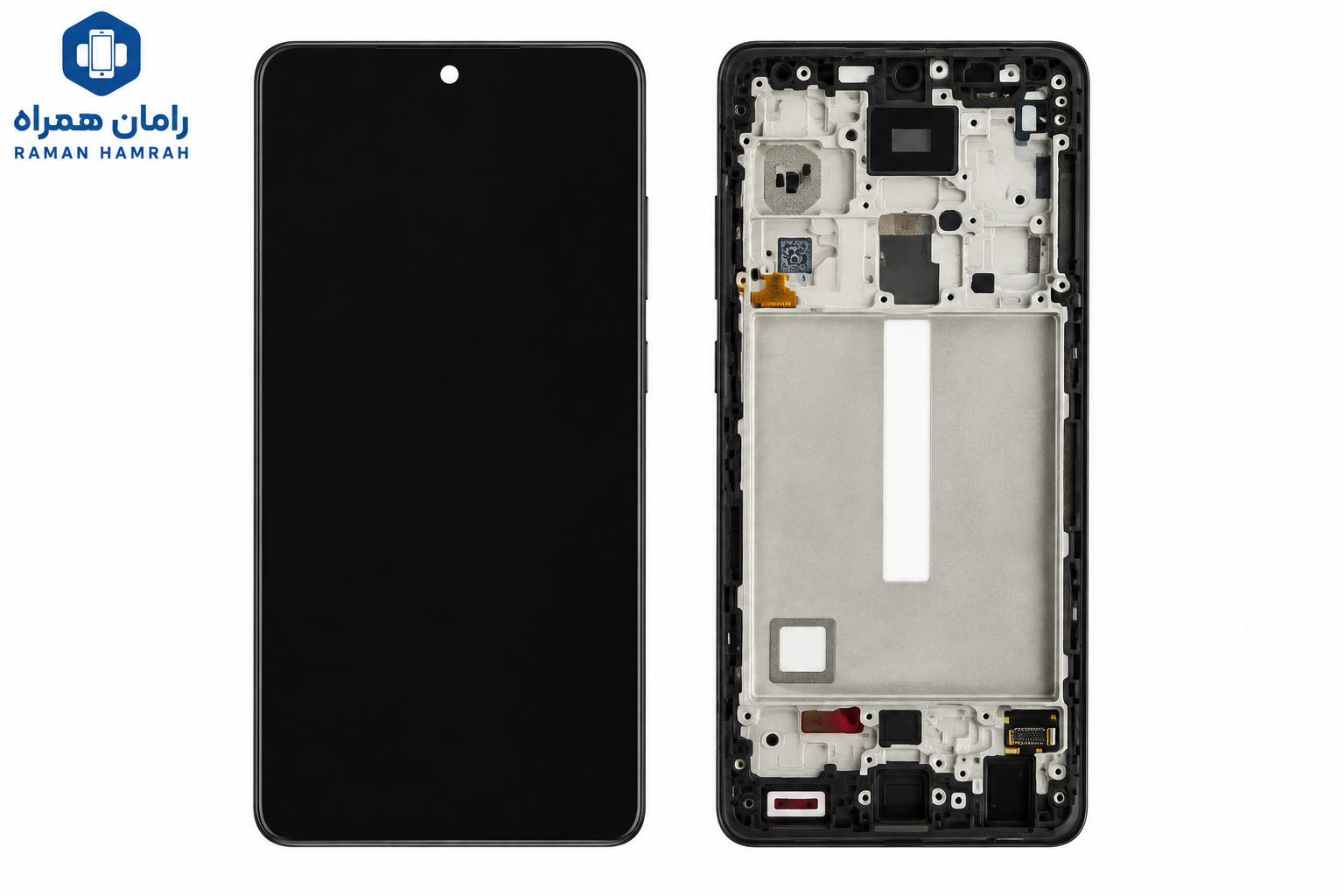 تاچ و ال سی دی سامسونگ Galaxy A52 4G A525 / A52 5G A526 با فریم مشکی (شرکتی)