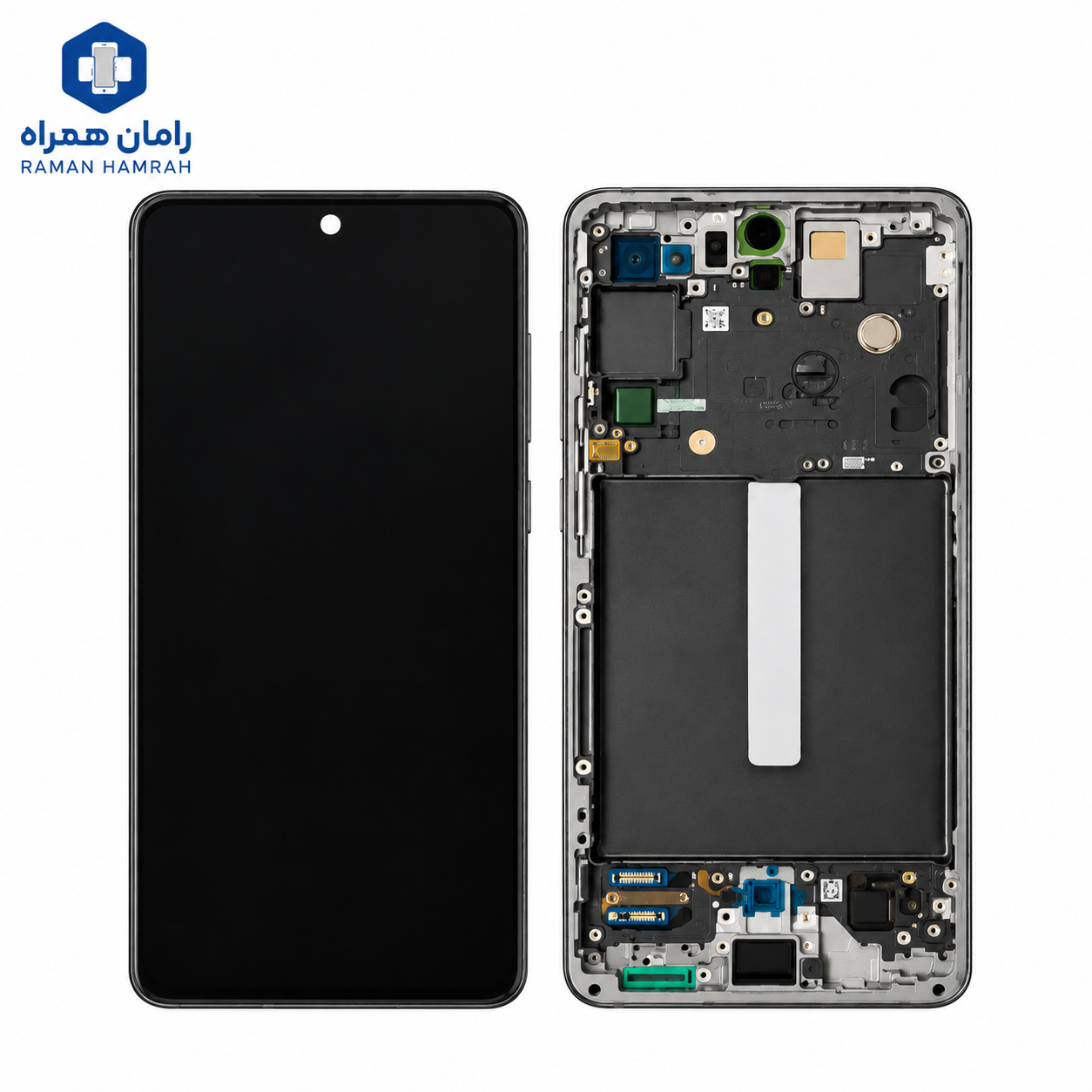 تاچ و ال سی دی سامسونگ Galaxy S21 FE 5G G990 با فریم خاکستری (شرکتی)