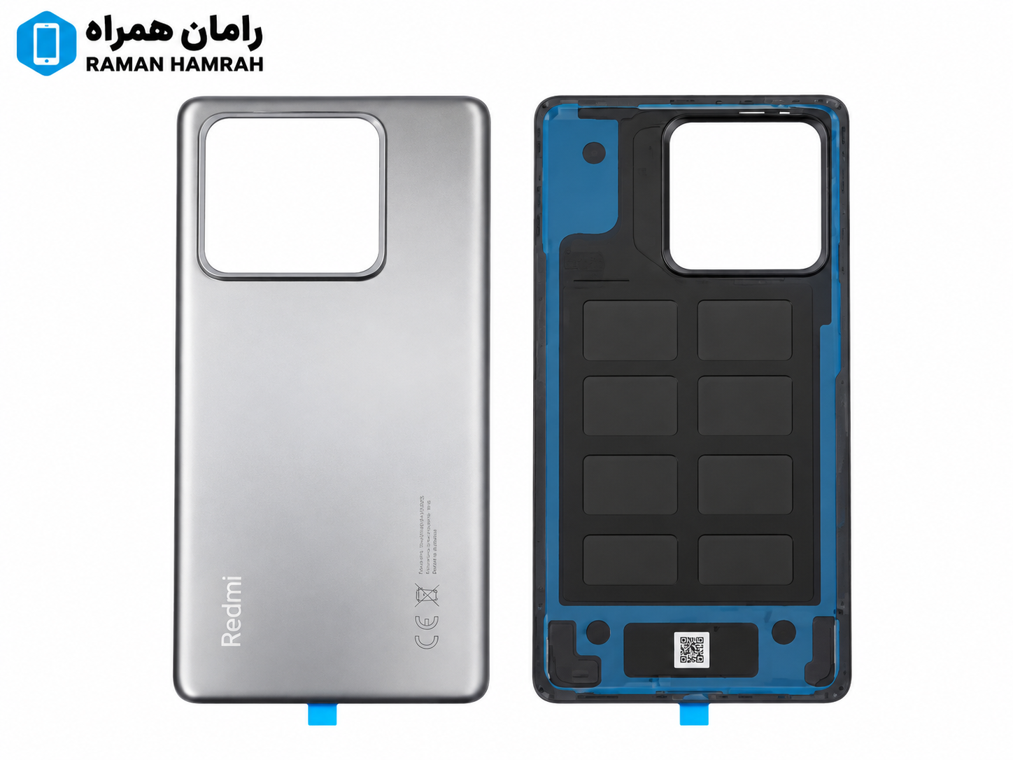 درب پشت شیائومی Xiaomi 14T خاکستری