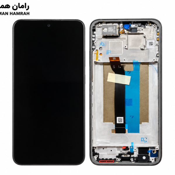 تاچ و ال سی دی شیائومی Redmi Note 15 Pro با فریم مشکی (شرکتی)