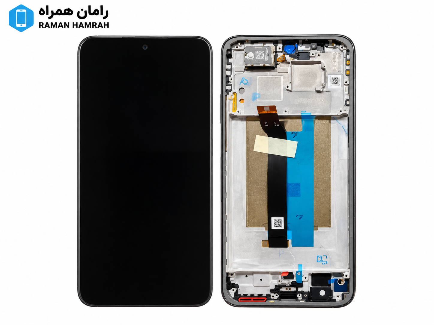 تاچ و ال سی دی شیائومی Redmi Note 15 Pro با فریم مشکی (شرکتی)