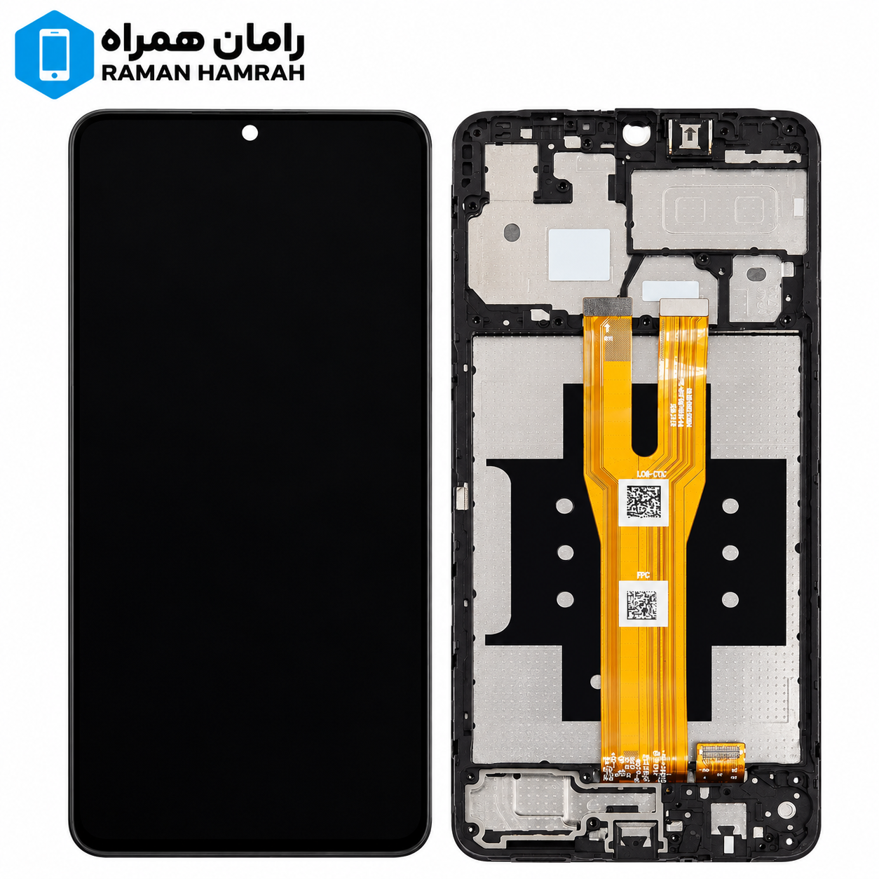 تاچ و ال سی دی سامسونگ Galaxy A06 A065 با فریم (شرکتی)
