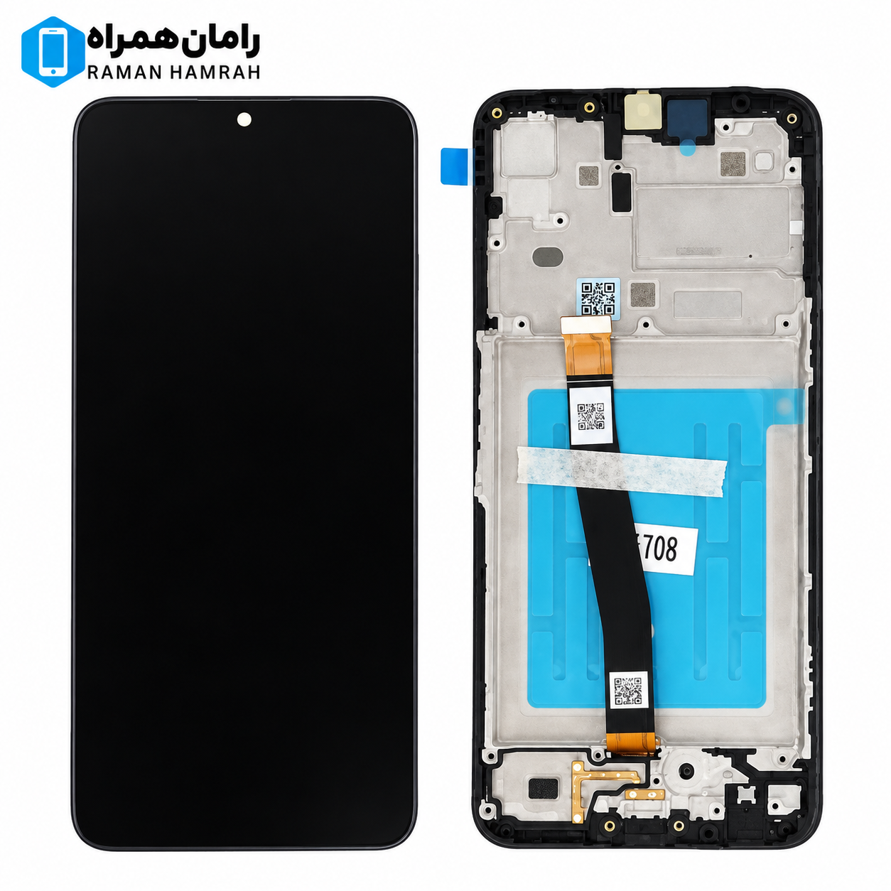 تاچ و ال سی دی سامسونگ Galaxy A22 5G A226 با فریم مشکی (شرکتی)