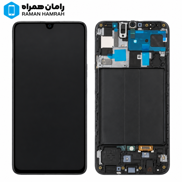 تاچ و ال سی دی سامسونگ Galaxy A30 A305 / A50 A505 / A50s با فریم برند مکانیکو Mecanico T2O
