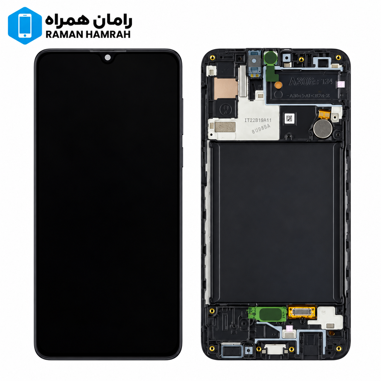 تاچ و ال سی دی سامسونگ Galaxy A30s A307 با فریم OLED JC (شرکتی)