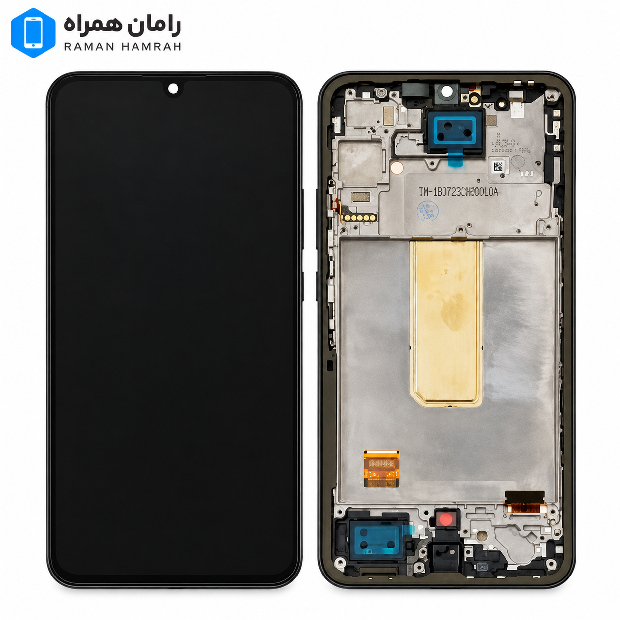 تاچ و ال سی دی سامسونگ Galaxy A34 5G A346 با فریم اسمبلی مشکی (شرکتی)