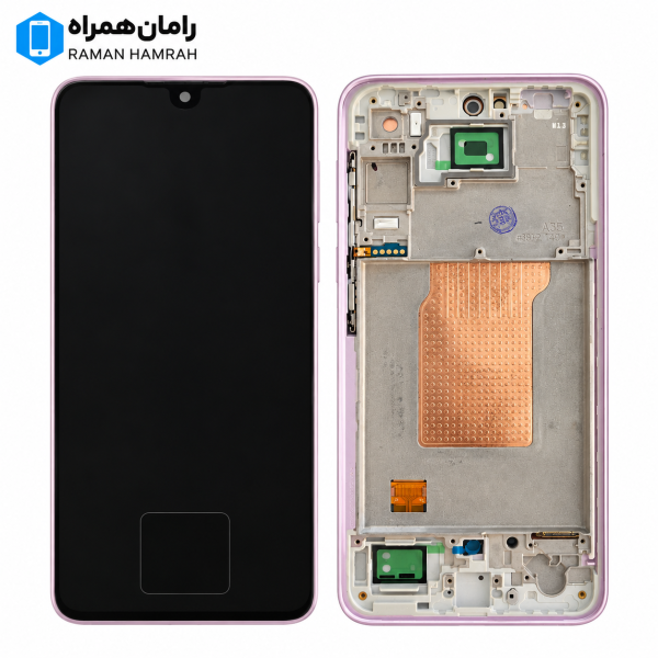 تاچ و ال سی دی سامسونگ Galaxy A35 5G A356 با فریم اسمبل بنفش (شرکتی)