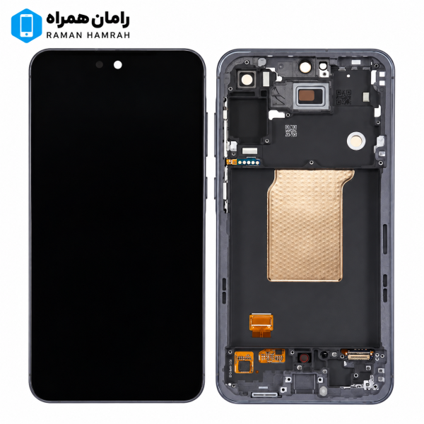تاچ و ال سی دی سامسونگ Galaxy A55 5G A556 با فریم اسمبلی مشکی (شرکتی)