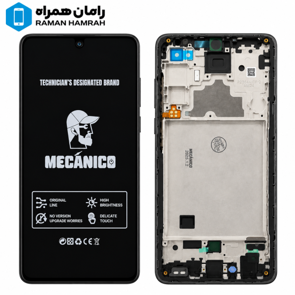 تاچ و ال سی دی سامسونگ Galaxy A72 A725 با فریم برند مکانیکو Mecanico T2O