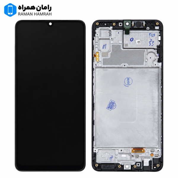 تاچ و ال سی دی سامسونگ Galaxy M22 M225 با فریم اسمبل مشکی (شرکتی)