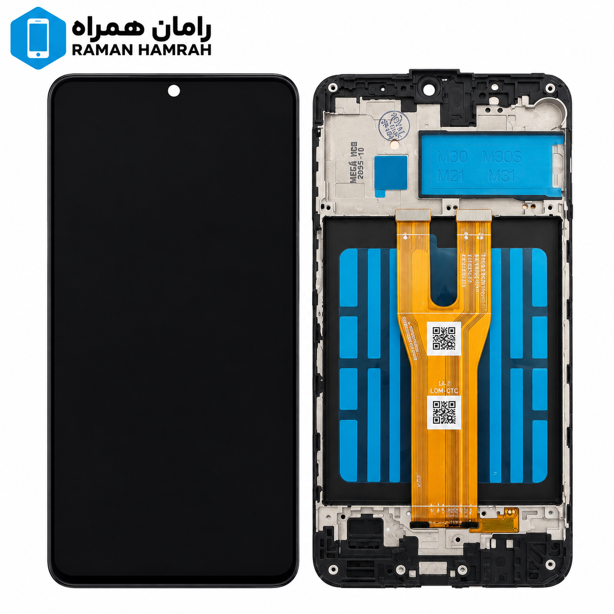 تاچ و ال سی دی سامسونگ Galaxy M30 M305 با فریم برند مکانیکو Mecanico T2O