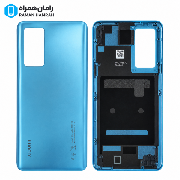 درب پشت شیائومی Xiaomi 12T آبی