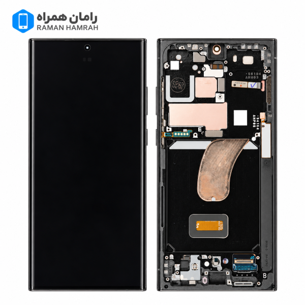 تاچ و ال سی دی سامسونگ Galaxy S23 Ultra S918 شرکتی با فریم مشکی